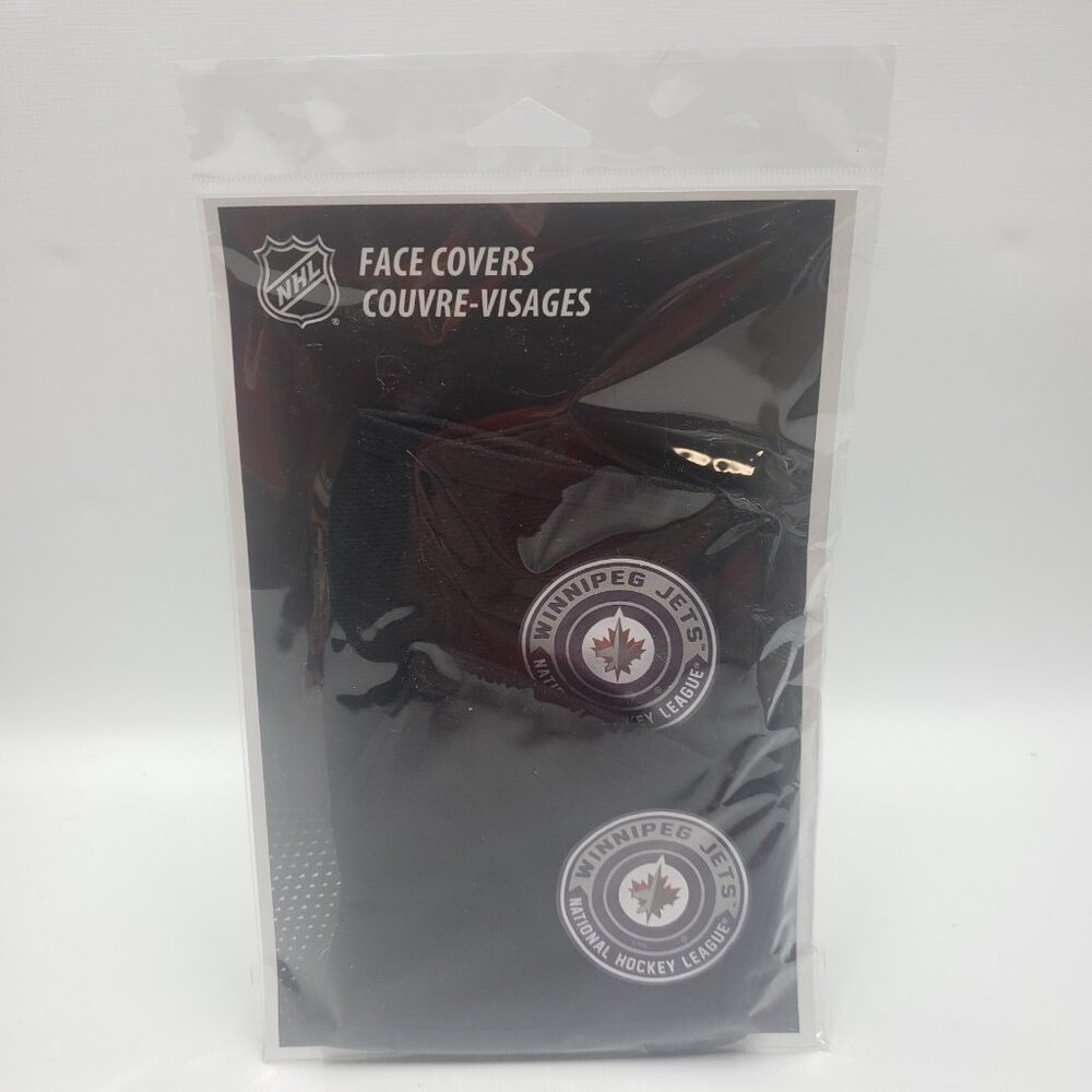 Winnipeg Jets NHL Team Face Covers Mustang Products Two Per Pack Unisex